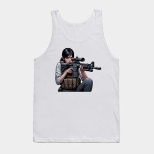 Tactical Girl Tank Top